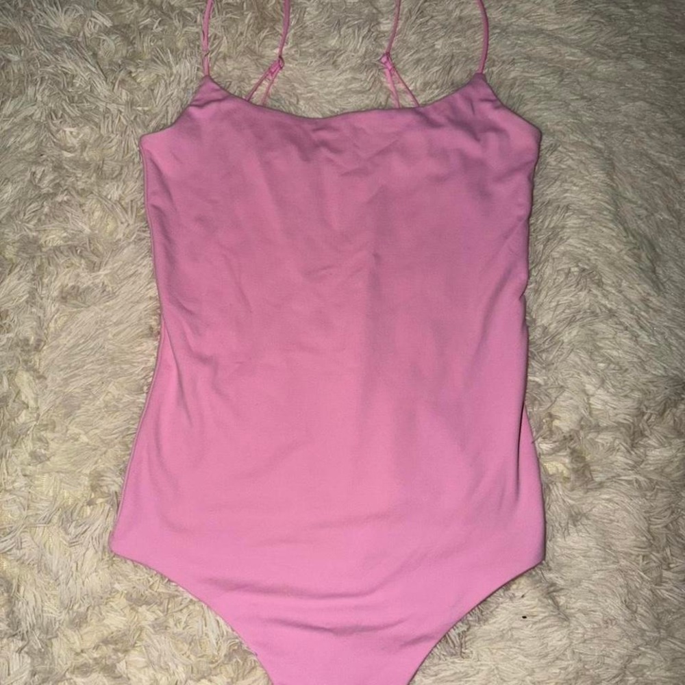 Nuuds Bodysuit Size XS NWOT Bubble Gum‎ Pink